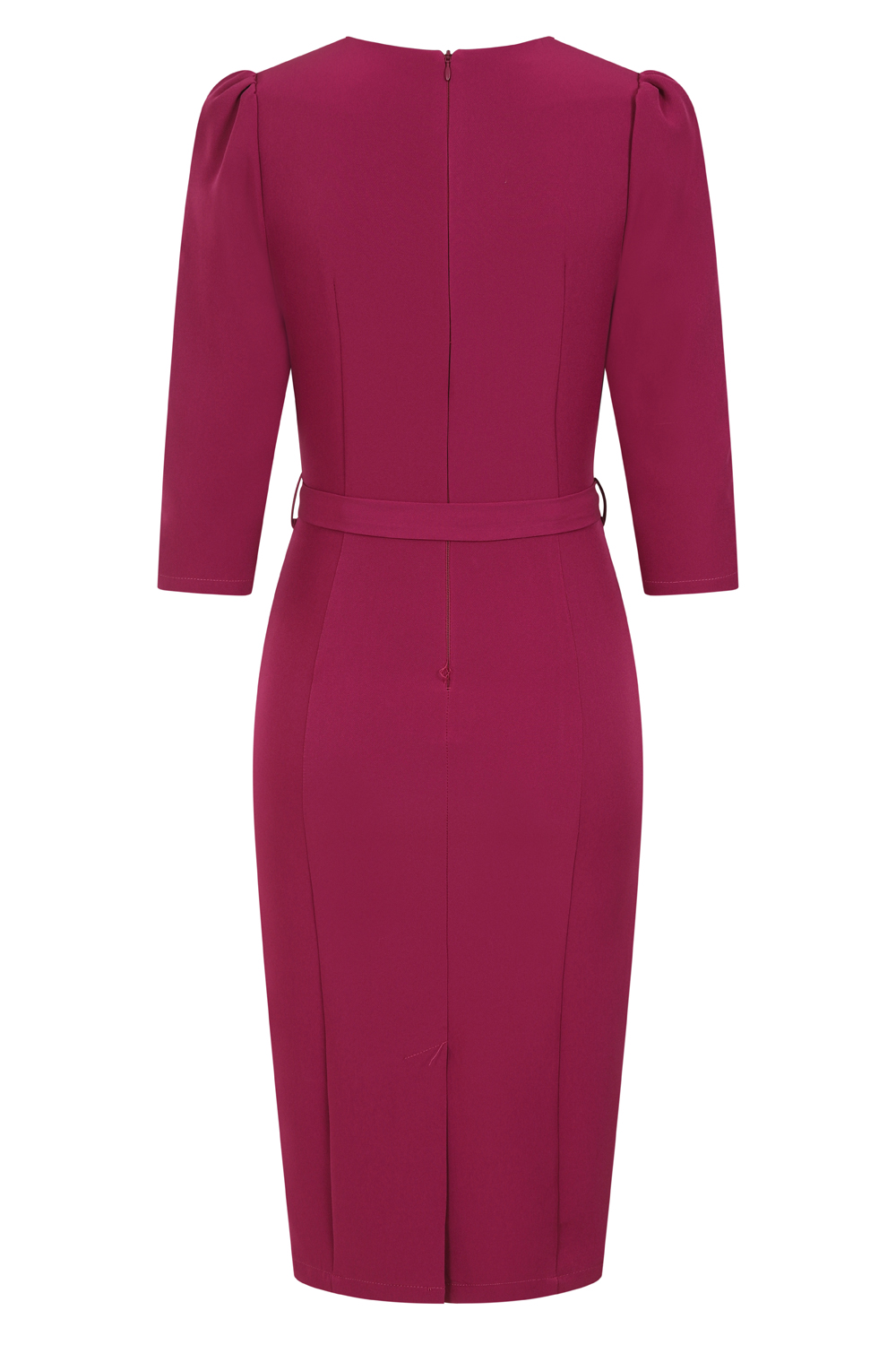 Pretty Plum 50s Wiggle Dress